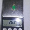 Dije masculino en oro de 18k (2.61 gramos) con esmeralda 0 USD.