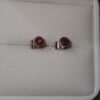 Aretes en Oro de 18k con Rubí Natural. 190 USD