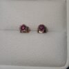 Aretes en Oro de 18k con Rubí Natural. 190 USD