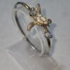 Pulsera Tortuga en Plata S925 con Nácar Blanco y Detalles en Oro 18k – Kovel  Usd.