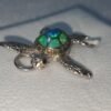 Pulsera Tortuga Kovel en Plata 925 con Ópalo Verde – 75 Usd.