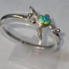 Pulsera Tortuga Kovel en Plata 925 con Ópalo Verde – 75 Usd.