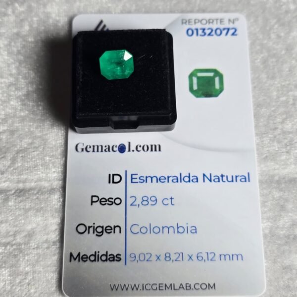 Esmeralda Natural 2.8 quilates